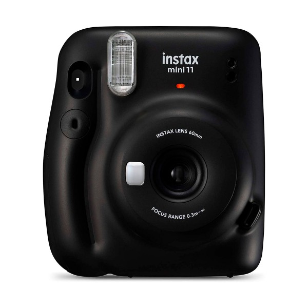Fujifilm instax mini 11 charcoal cámara instantánea con flash de alto rendimiento