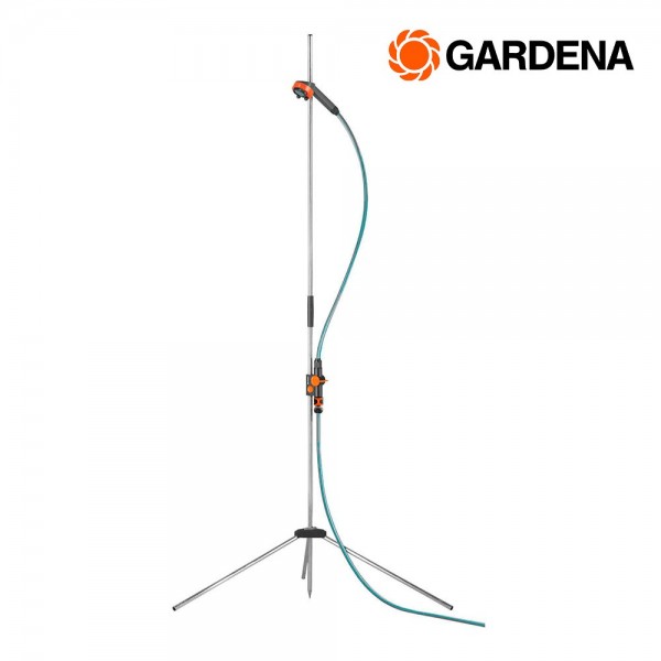 Ducha de jardín trio sobre trípode 220cm gardena