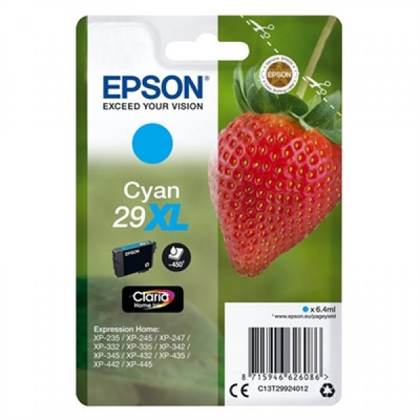 Epson cartucho t2992xl cyan