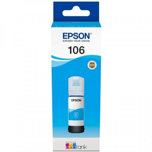 Epson botella tinta ecotank 106 cyan