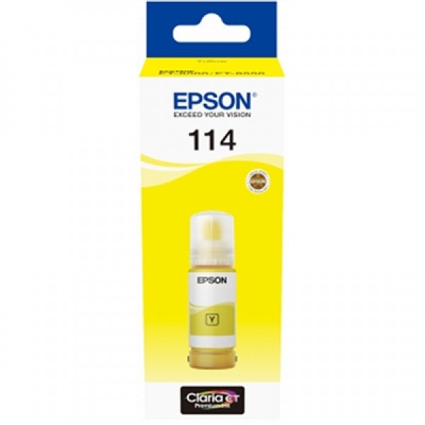 Epson botella tinta ecotank 114 amarillo
