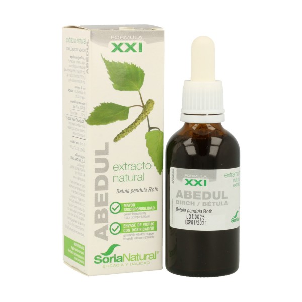 Formula Xxi Extracto De Abedul 50 ml Soria Natural R.04001