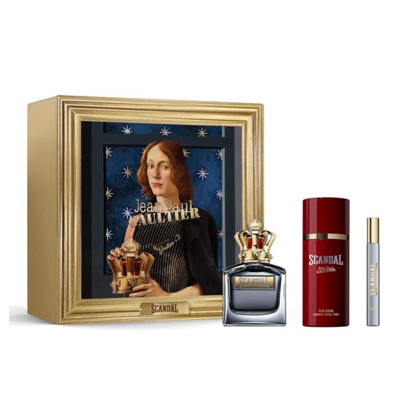 Jean paul gaultier scandal pour homme eau de toilette 100ml vaporizador + desodorante 150ml vaporizador