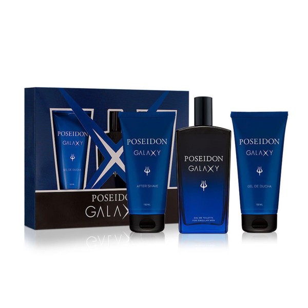 Poseidon galaxy eau de toilette 1un vaporizador + after shave + gel de baño