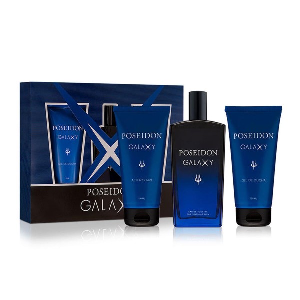 Poseidon galaxy eau de toilette 1un vaporizador + after shave 150ml + gel de baño 150ml